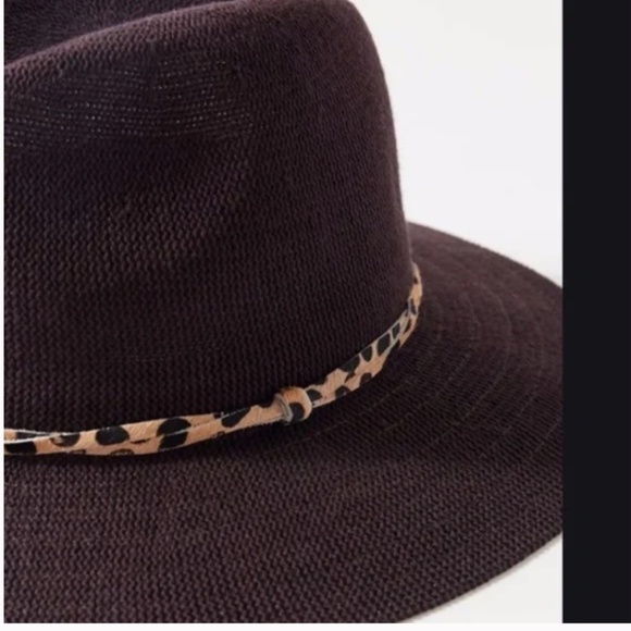 Penny Animal Print Leopard Boho Panama Peasant Hipster Hippie Desert Beach Hat